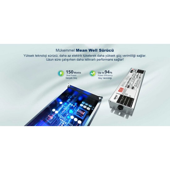 Vipar Spectra 1000 watt Tam Spektrumlu Samsung LED Bitki Büyütme Işığı